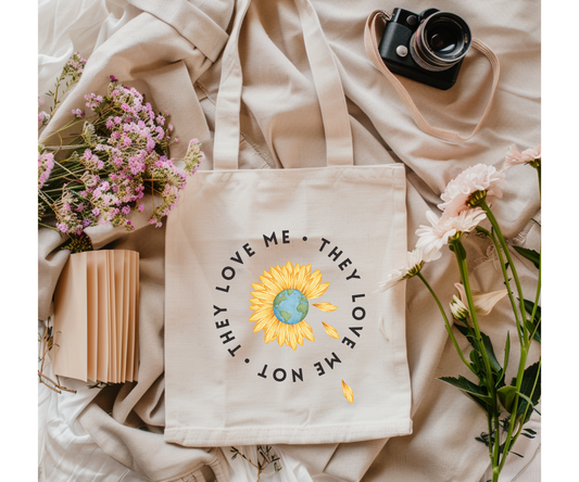 Love Me or Not Earth Tote Bag