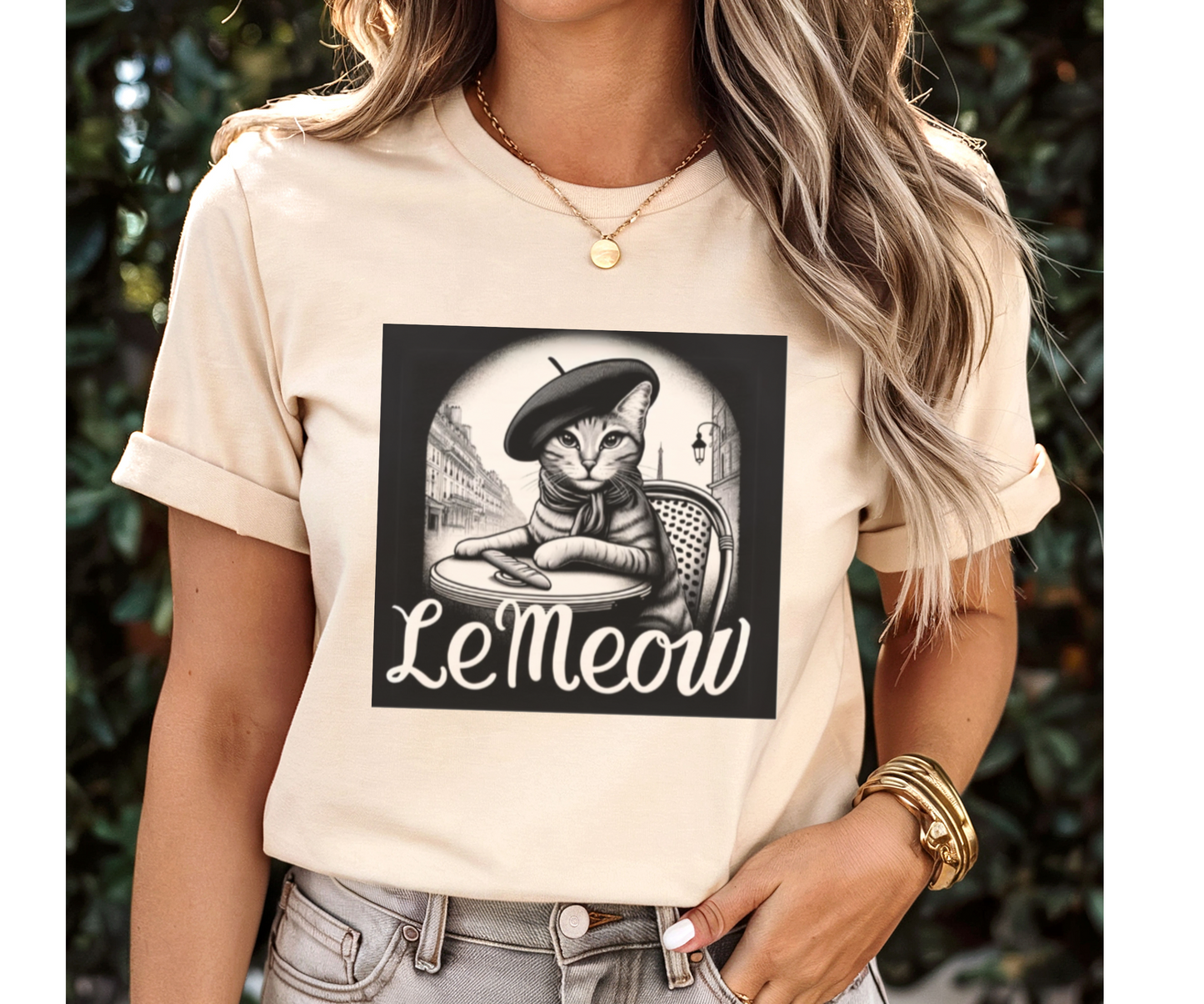 Le Meow French Kitty Tee